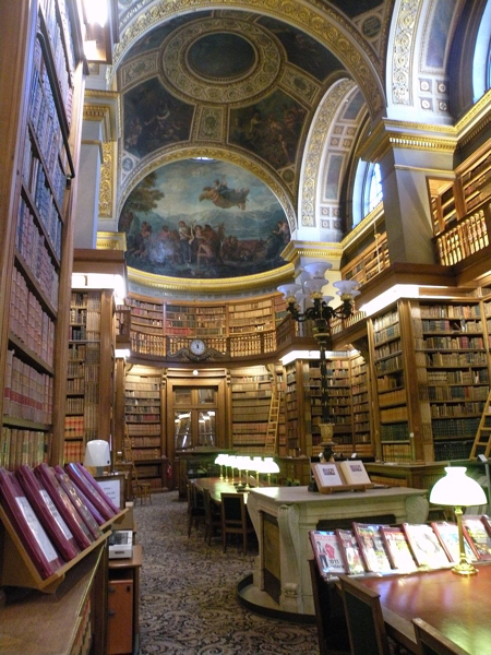 Delacroix’s ceiling mural of Orpheus (Peace) vs. Attila (War) 1