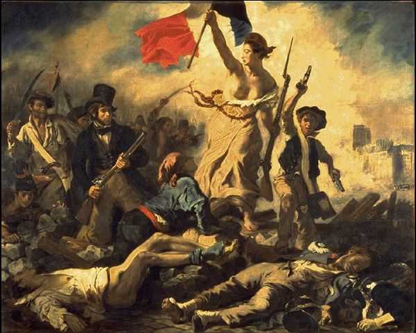 Theme image of the film: Delacroix’s “Liberty Leading the People on the Barricade” (1830)