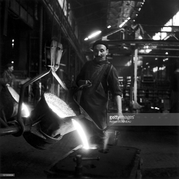 A French foundry in the 1940s