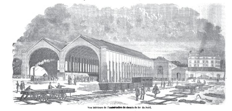 The railway station of the Northern Line