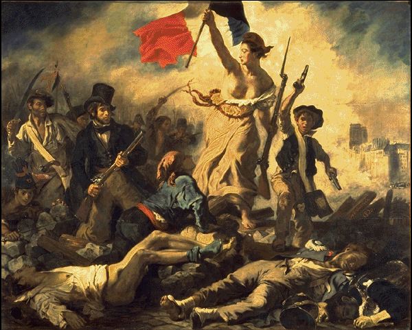 Delacroix, Liberty leading the People on the Barricade (1830)