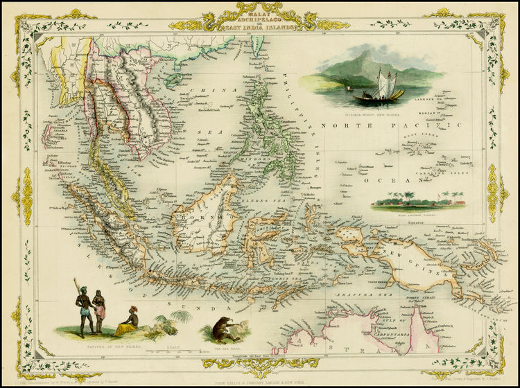 John Tallis, Malay Archipelago (1851)