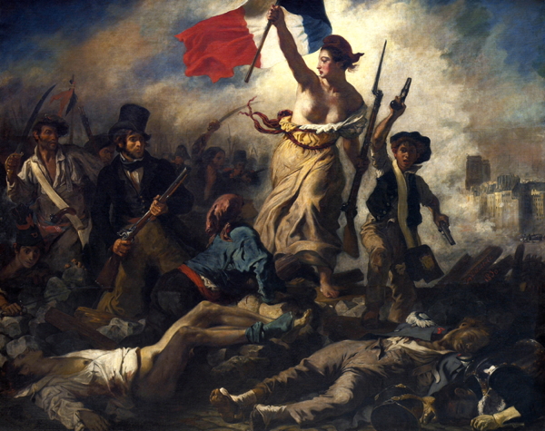 Delacroix, “Liberty Leading the People” (1830)