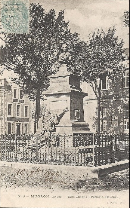 Memorial to Bastiat, Mugron 1878)