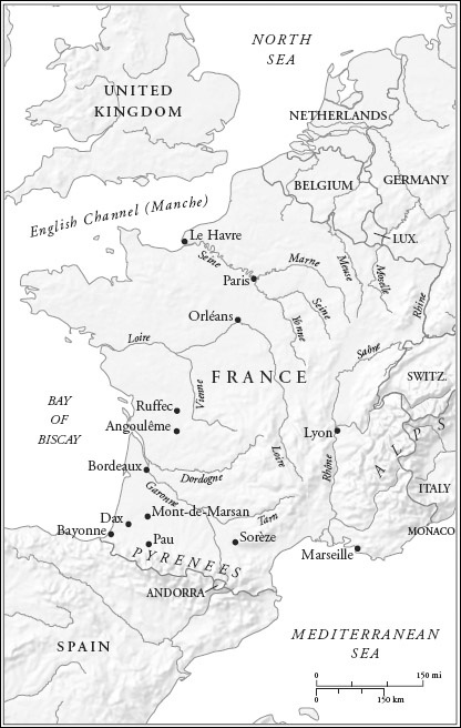 Map of France